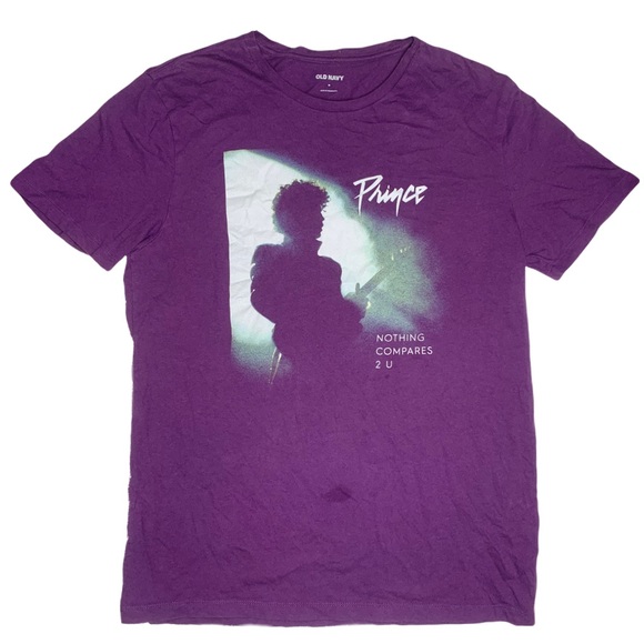 Prince T Shirt Nothing Compares 2 U Purple Shirt Size Medium - Picture 1 of 11